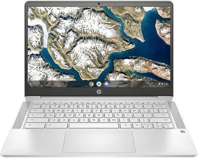 Alt view image 4 of 15 - HP Chromebook Intel Celeron N4000 4GB Memory 64 GB eMMC SSD 14'' Non-Touch Screen Chrome OS 14a-na0010ca