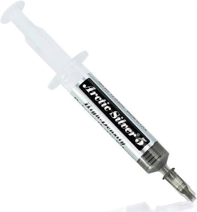 Alt view image 2 of 2 - Silver 5 High-Density Polysynthetic Silver Thermal Compound 12G/3Cc Tube
