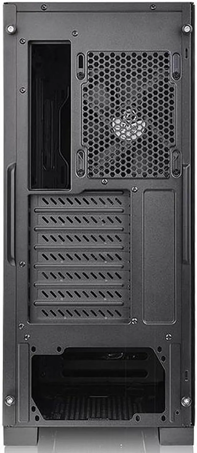Alt view image 4 of 4 - Thermaltake H330 Tempered Glass ATX Gaming Case, Black