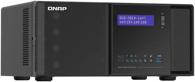Main image of QNAP QGD-3014-16PT 16-Port Desktop Guardian PoE Managed Switch