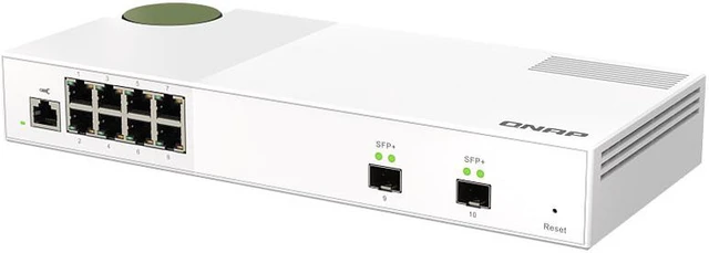 Alt view image 3 of 18 - QNAP QSW-M2108-2S 10-Port Managed Switch w/ 10GbE SFP+ Ports
