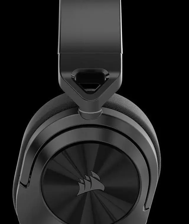 Alt view image 6 of 7 - Corsair HS55 Wireless CORE Gaming Headset - Low-Latency 2.4Ghz, Up to 50ft Bluetooth Range, Lightweight Construction, Tempest 3D AudioTech Support on PS5, Omni-Directional Microphone - Black