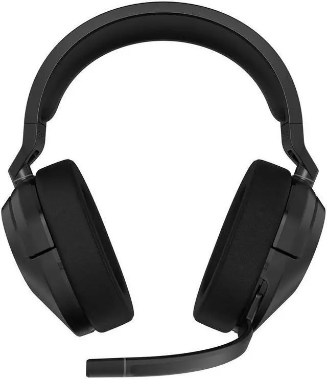 Main image of Corsair HS55 Wireless CORE Gaming Headset - Low-Latency 2.4Ghz, Up to 50ft Bluetooth Range, Lightweight Construction, Tempest 3D AudioTech Support on PS5, Omni-Directional Microphone - Black