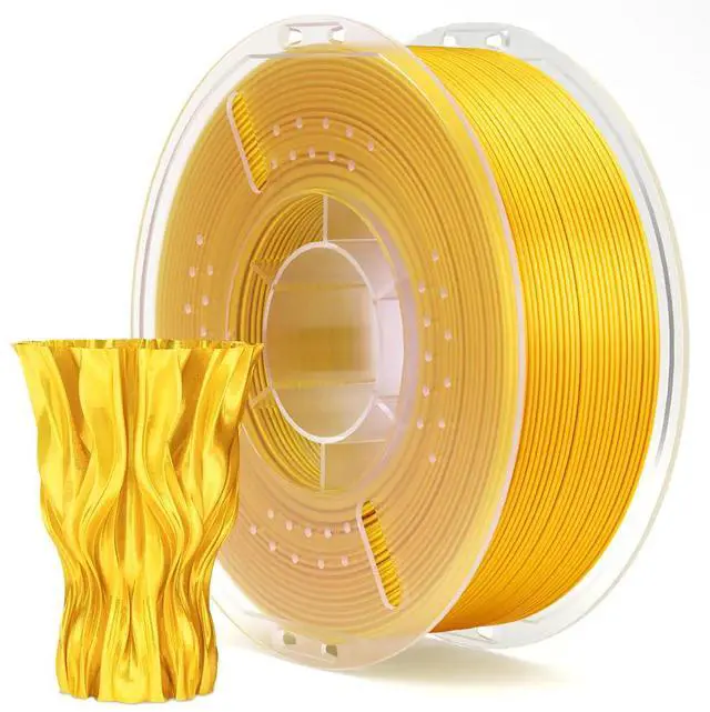 Main image of Elegoo PLA Filament 1kg 1.75mm, Silk Gold