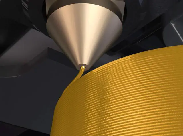 Alt view image 3 of 5 - Elegoo PLA Filament 1kg 1.75mm, Silk Gold