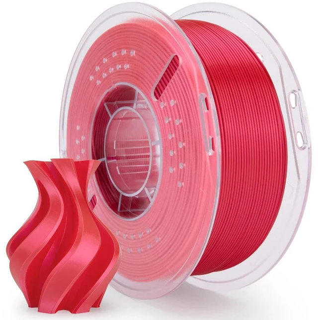Main image of Elegoo PLA Filament 1kg 1.75mm, Silk Red