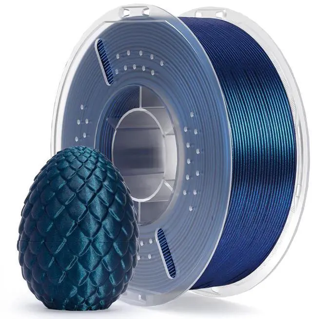 Main image of Elegoo PLA Galaxy Peacock Blue 1.75mm 3D Printing Filament Spool, 1kg