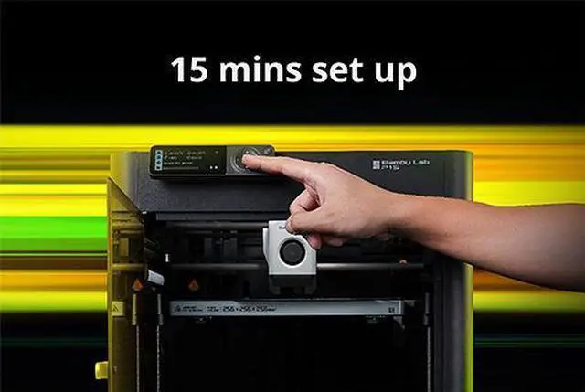 Alt view image 5 of 7 - Bambu Lab P1S Combo Enclosed CoreXY 3D Printer w/ AMS