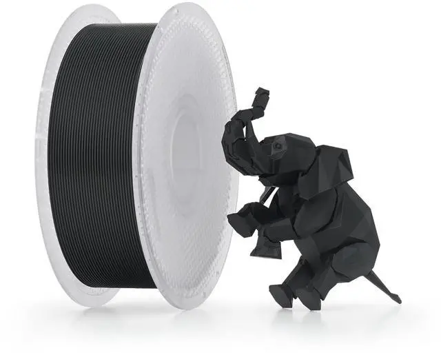 Alt view image 2 of 7 - Bambu Lab PLA Basic Filament, Black, 1kg w/ Spool
