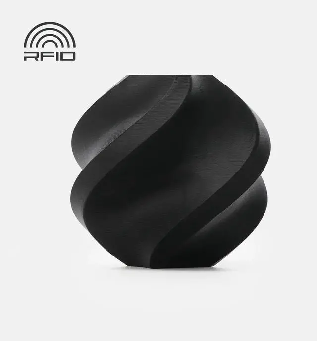 Main image of Bambu Lab PETG HF Filament, Black, 1kg w/ Spool