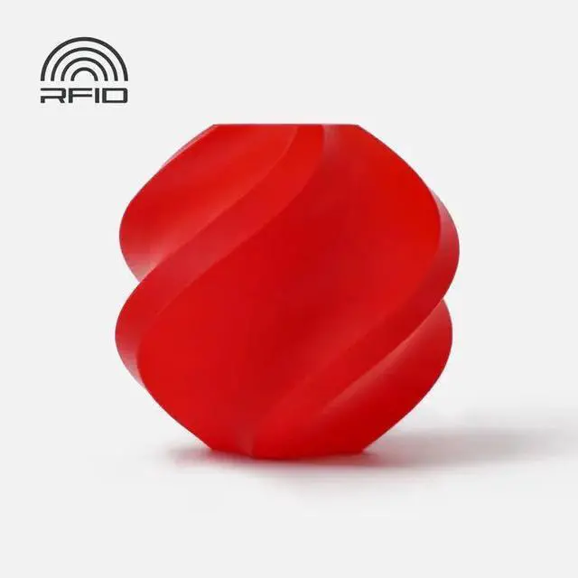Main image of Bambu Lab PLA Basic Filament, Red, 1kg w/ Spool