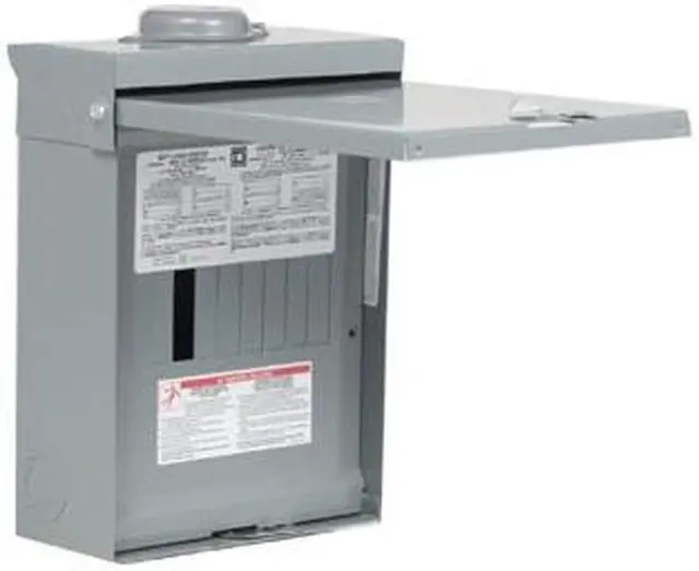 Alt view image 4 of 5 - Load Center, Main Lug, 100 Amps, 120/240VAC Voltage, Number of Spaces: 6