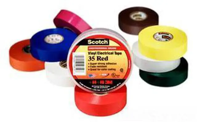 Alt view image 9 of 9 - 3M 10851 Scotch #35 Electrical Tape, 3/4-Inch by 66-Foot by 0.007-Inch, Green - OEM