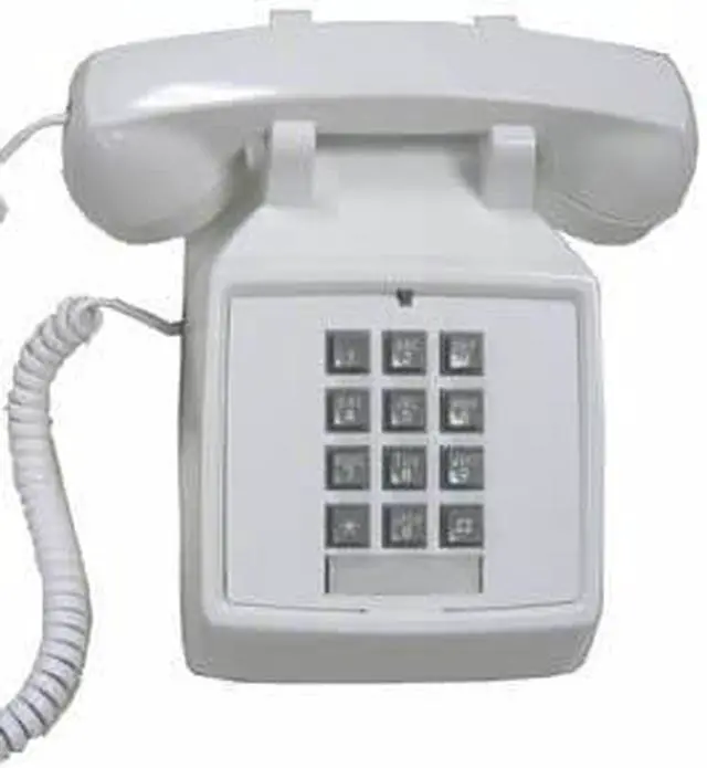 Alt view image 7 of 9 - Cortelco 250015-Vba-20m Desk Phone With Volume White