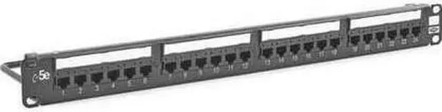 Alt view image 3 of 4 - HUBBELL HP5E24E P-PANEL  CAT5E 24 PORT UNI ECO