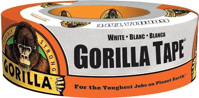 Alt view image 2 of 20 - GORILLA GLUE 6025001 Duct Tape,Round,White,5-3/4 in. dia.
