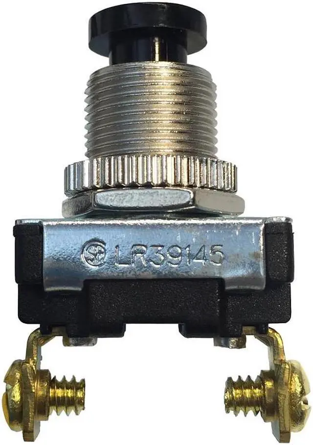 Alt view image 2 of 4 - Gardner Bender Black 2-Terminal Push-Button Switch GSW-22