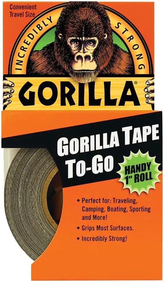 Main image of Gorilla Glue 6100102 Black Gorilla Tape Handy Roll, 1-In. X 30-Ft.