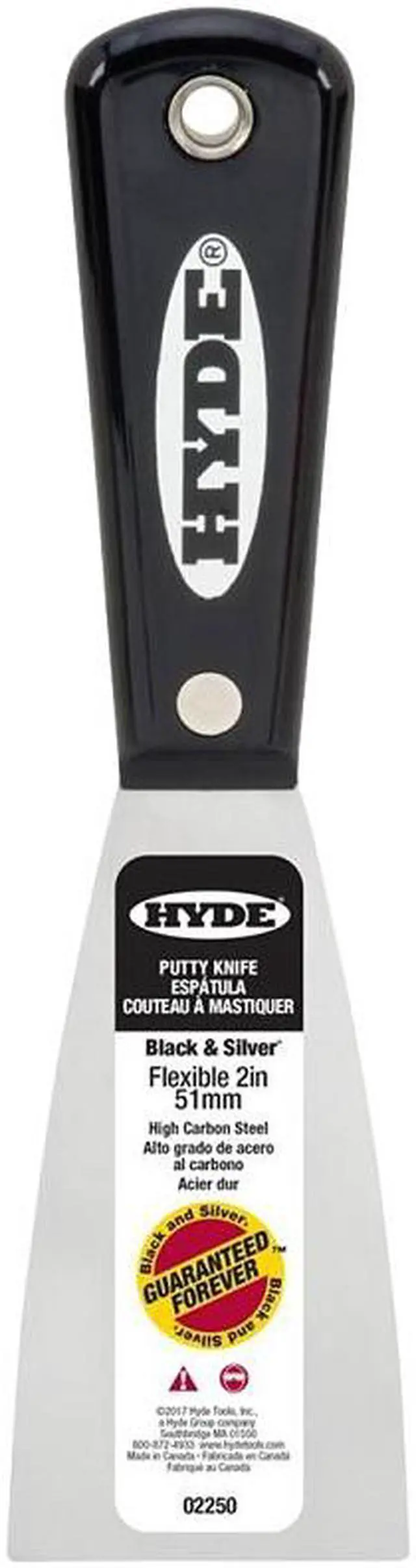 Alt view image 9 of 9 - Hyde Tools 2250 2-Inch Flexible Putty Knife Professional - Each