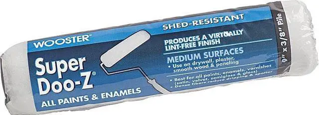Alt view image 2 of 4 - Wooster Brush 9in. X .38in. Super Doo-Z Paint Rollers  R205-9