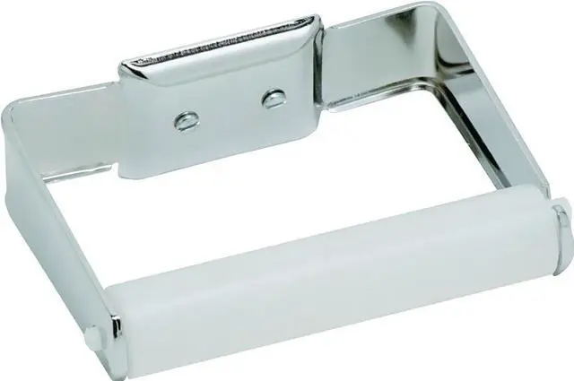 Alt view image 7 of 7 - Decko 38890 Chrome Basics Toilet Tissue Holder