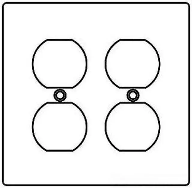 Alt view image 3 of 4 - HUBBELL KILLARK 2FA Weatherproof Cover, 2 Gang, Aluminum, Duplex Receptacle