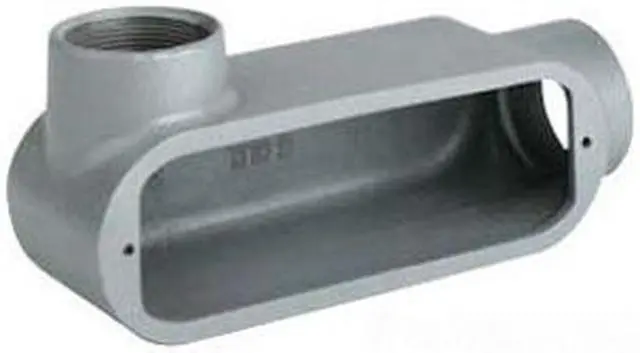 Alt view image 2 of 3 - Hubbell Killark Conduit Outlet Body,Aluminum,Trd Sz 1in  OLL-3