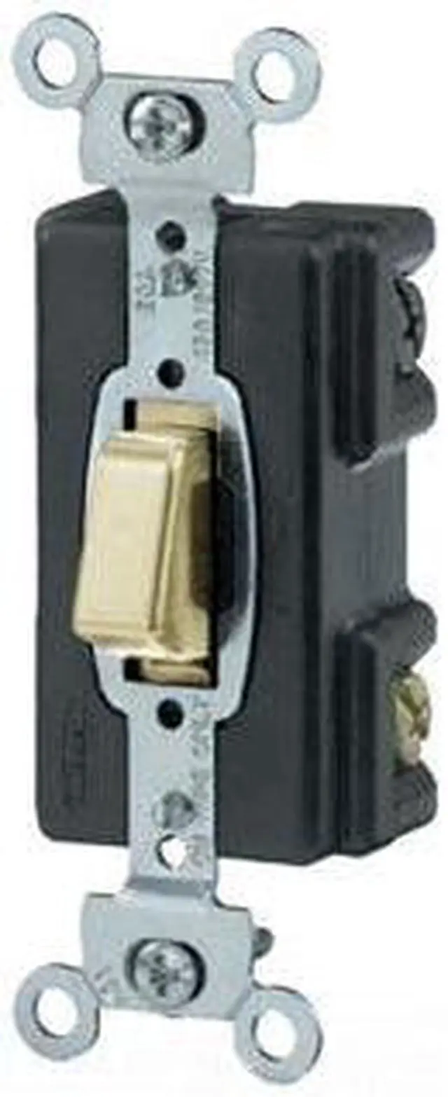 Alt view image 3 of 4 - HUBBELL WIRING DEVICE-KELLEMS HBL1281I Wall Swtch,1-Pol,120/277V,20A,Ivry,Press