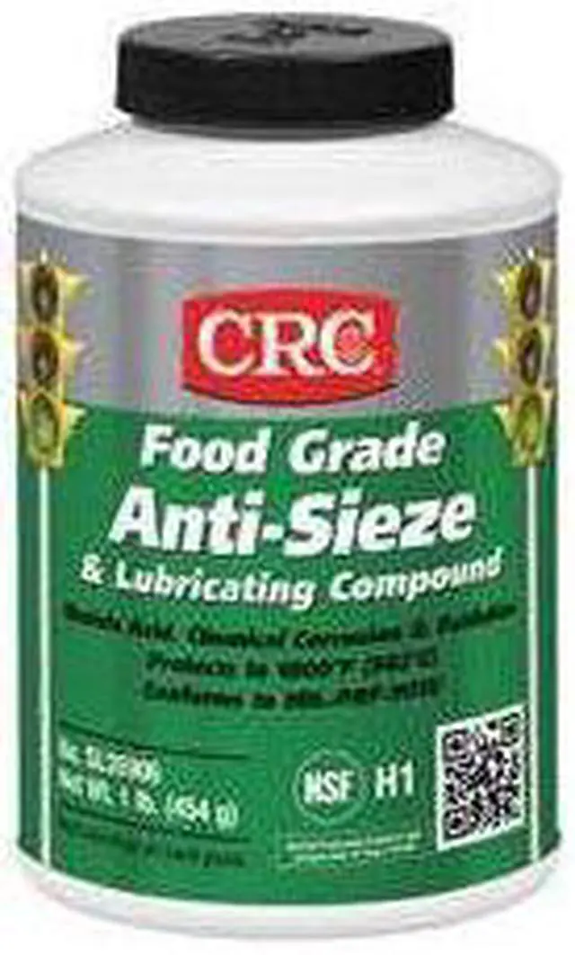 Alt view image 3 of 5 - CRC SL35906 Food Grade Anti-Seize, H1 Food Grade, 16 oz Brush-Top Can, White