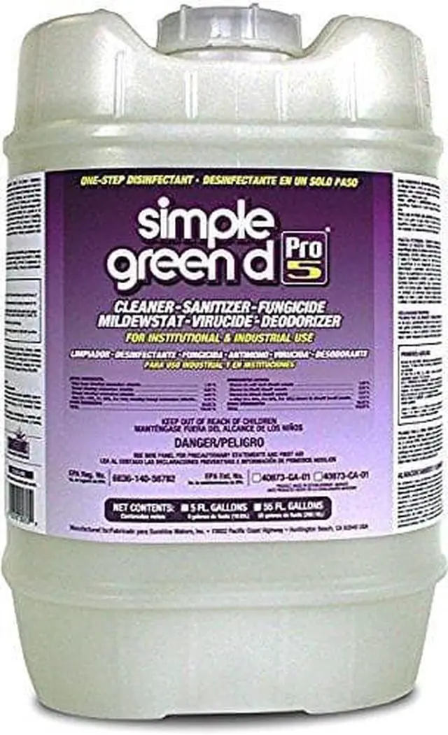 Alt view image 3 of 8 - d Pro 5 Disinfectant Unscented 5 gal Jug 30505
