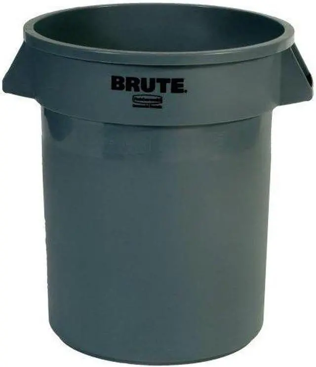 Alt view image 4 of 15 - Rubbermaid Commercial Brute Round Cont 20Gal 22-1/2"x19-3/8'x35-7/8" Gray