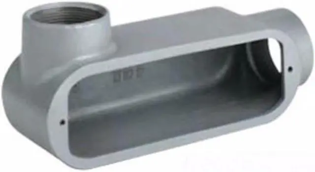 Alt view image 2 of 3 - HUBBELL KILLARK OLL-4M Conduit Outlet Body,Iron,LL,1-1/4 In.
