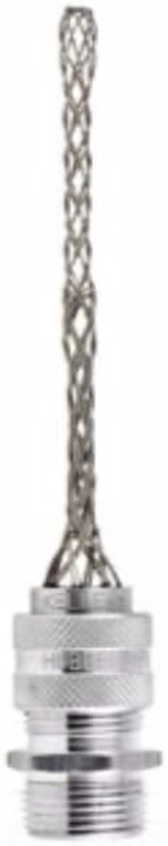 Main image of Hubbell 07401018 Deluxe Cord Grip, Straight Male, 3/4" with Mesh, 0.62"-0.75" Cable