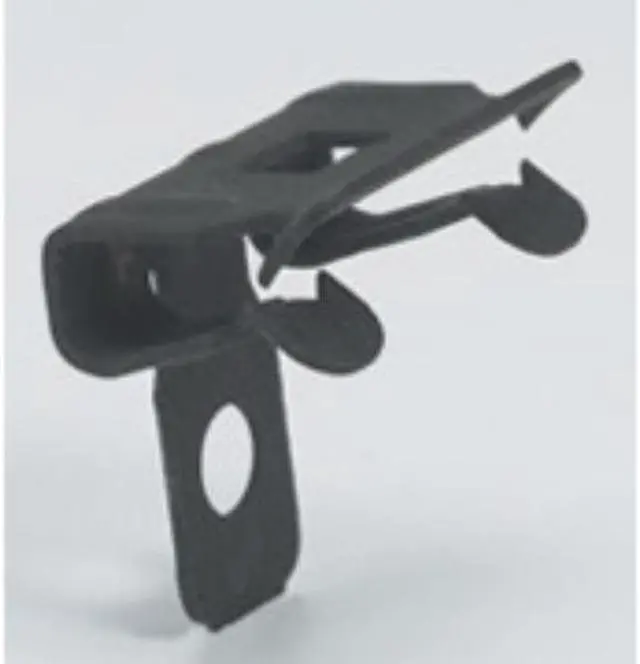 Alt view image 2 of 3 - EATON B-LINE BE-2-4 Flange Clip, Bulb Tees and Beams Use, Steel, Zinc Phosphate