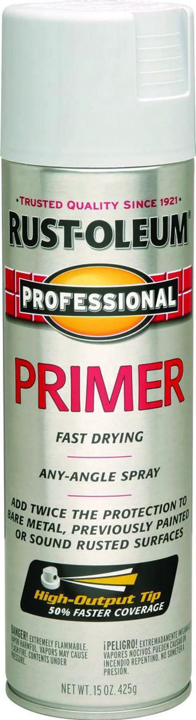 Alt view image 2 of 2 - Rust-Oleum Professional Gray 15 Oz. All-Purpose Spray Paint Primer 7582838