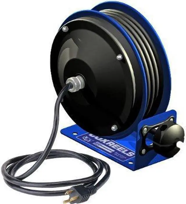 Alt view image 2 of 5 - COXREELS PC10-3012-X Cord Reel With Hand Lamp, Spring Retracted, Flying Lead,