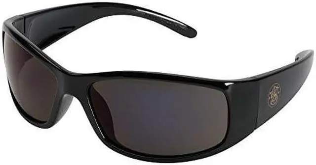Alt view image 3 of 20 - Smith & Wesson Elite Safety Eyewear, Black Frame, Smoke Anti-Fog Lens 21303