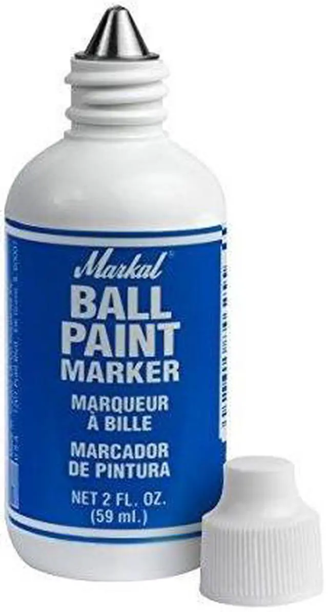 Alt view image 2 of 4 - MARKAL 84625 Ball Paint Marker, Blue