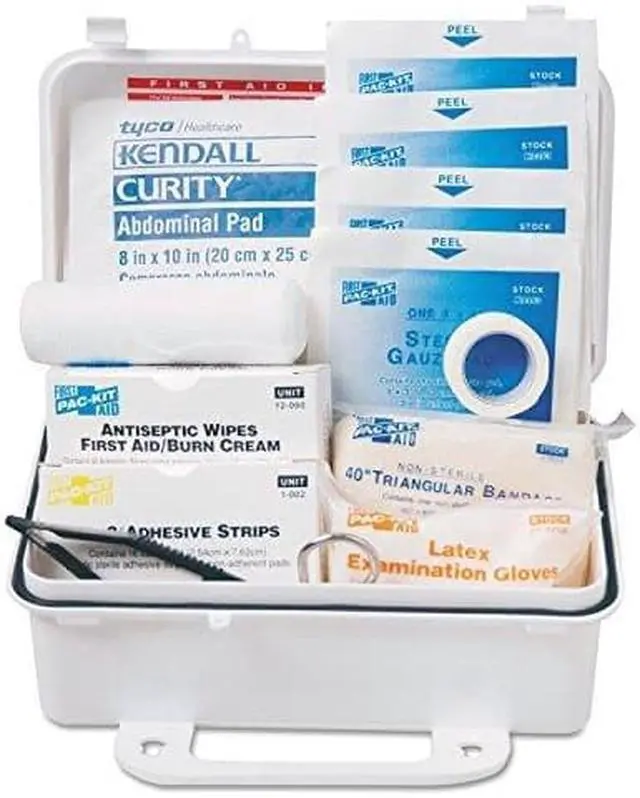 Alt view image 6 of 9 - Weatherproof Plastic Basix #10 First Aid Kit 1 EA