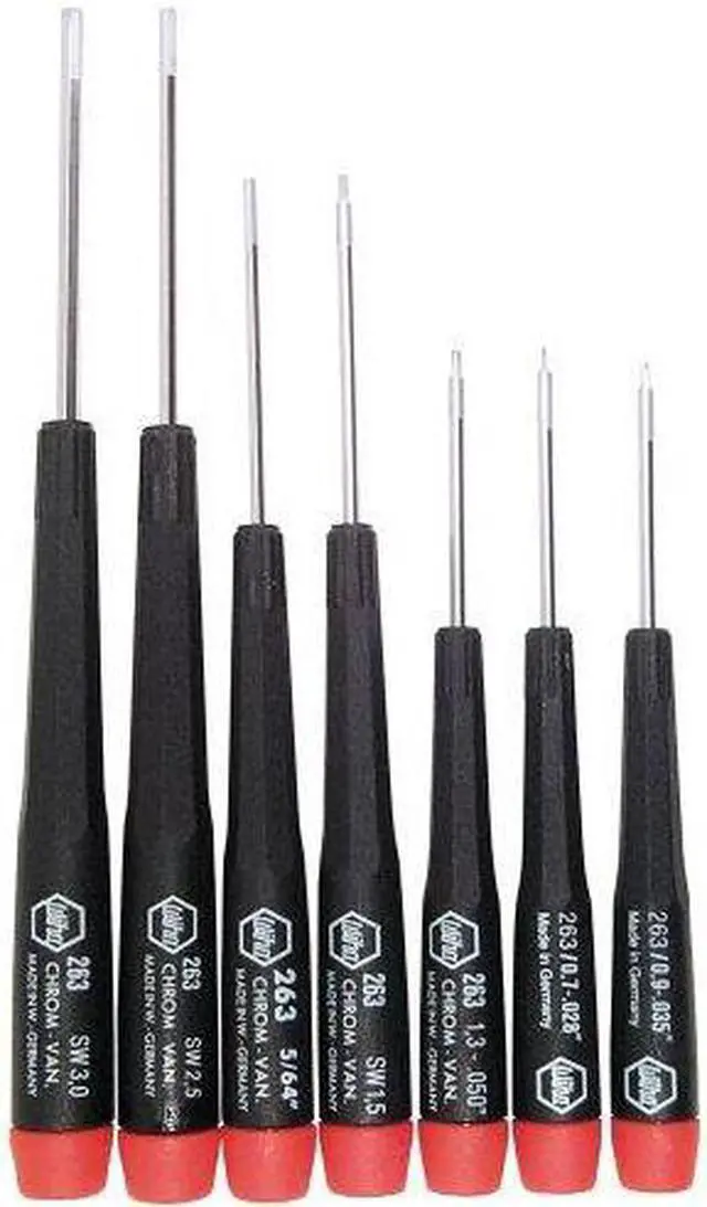 Alt view image 4 of 8 - Wiha Tools Precision Screwdriver Set, NmPcs7  26390
