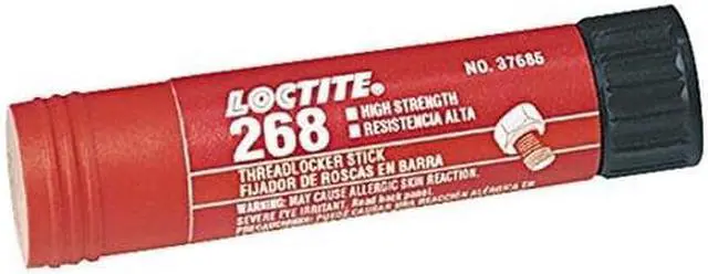 Alt view image 3 of 9 - LOCTITE 826036 Threadlocker, LOCTITE 268, Red, High Strength, Solid, 0.32 oz