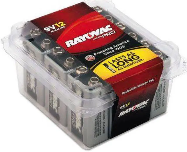 Alt view image 15 of 19 - Rayovac UltraPro 9V Alkaline Battery (12-Pack) AL9V-12PPJ