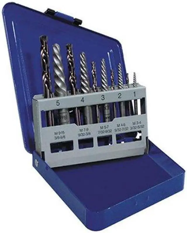 Alt view image 4 of 10 - Irwin Hanson 585-11119 10 Pc Set Spiral Flute S