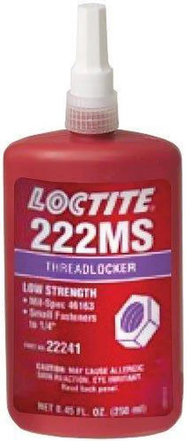 Alt view image 3 of 4 - LOCTITE 135335 Threadlocker, LOCTITE 222MS, Purple, Low Strength, Liquid, 250