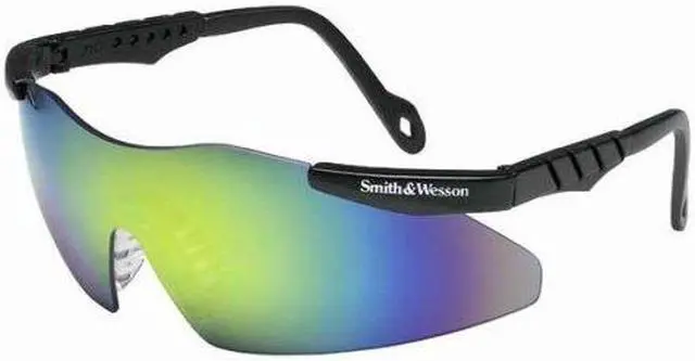 Alt view image 2 of 10 - SMITH & WESSON 19940 Magnum 3G, Safety Glasses Anti-Scratch, Amber Mirror Lens,