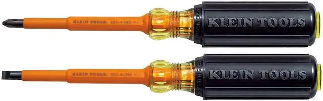 Alt view image 6 of 15 - Klein Screwdriver Set Ins Strt-Phil 2 Piece Klein Tools Screwdriver Sets