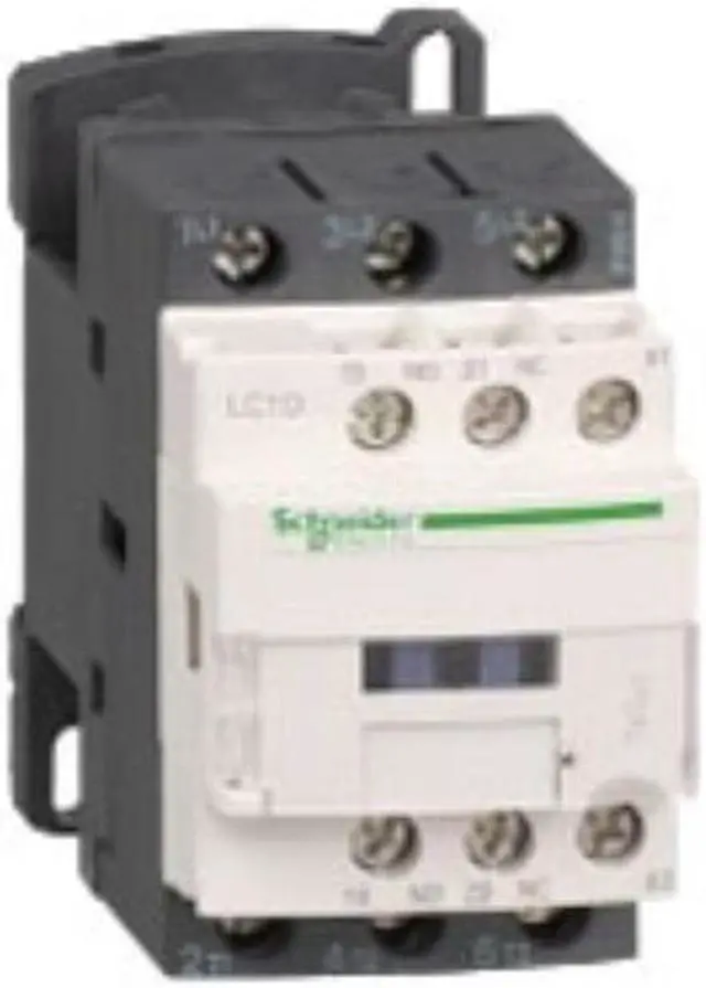 Alt view image 2 of 8 - SCHNEIDER ELECTRIC LC1D09G7 IEC Magnetic Contactor, 3 Poles, 120V AC, 9 A,