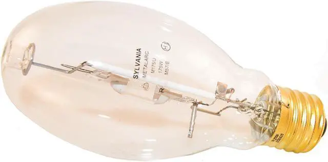 Alt view image 4 of 7 - Sylvania M175/U/ED28 175w E39 Base 4200k M57/E Metalarc Metal Halide lamp