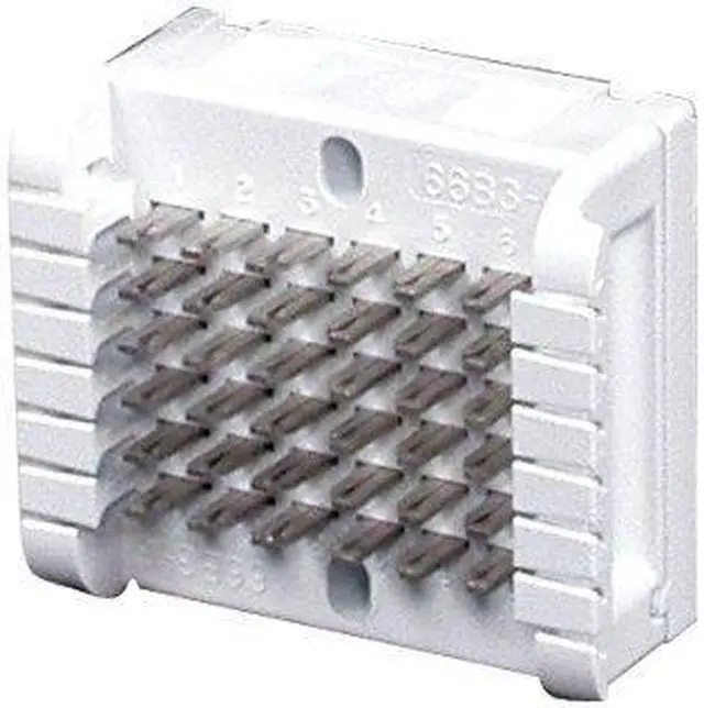 Alt view image 4 of 4 - HUBBELL PREMISE WIRING HPW66B36 Wiring Block,6-pair,6 x 6 block size
