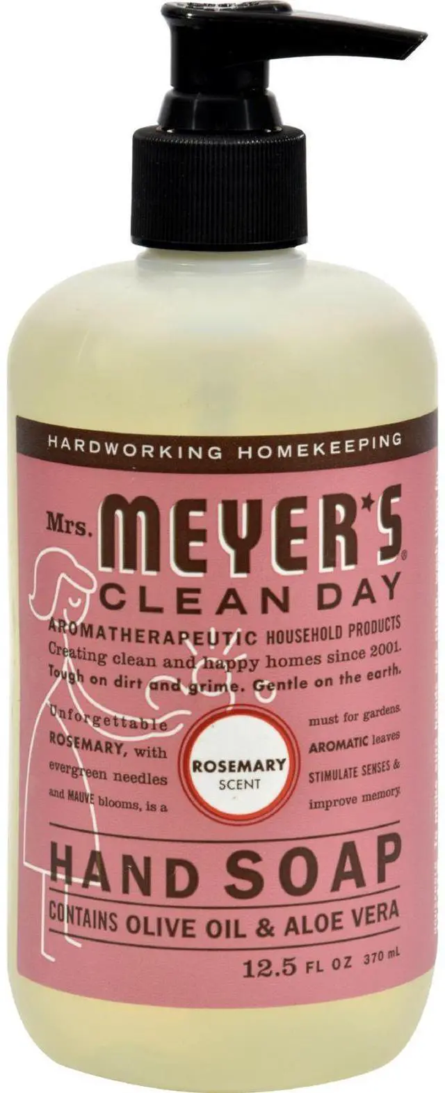 Alt view image 3 of 5 - Mrs. Meyer's Liquid Hand Soap - Rosemary - 12.5 oz Liquid Hand Soap